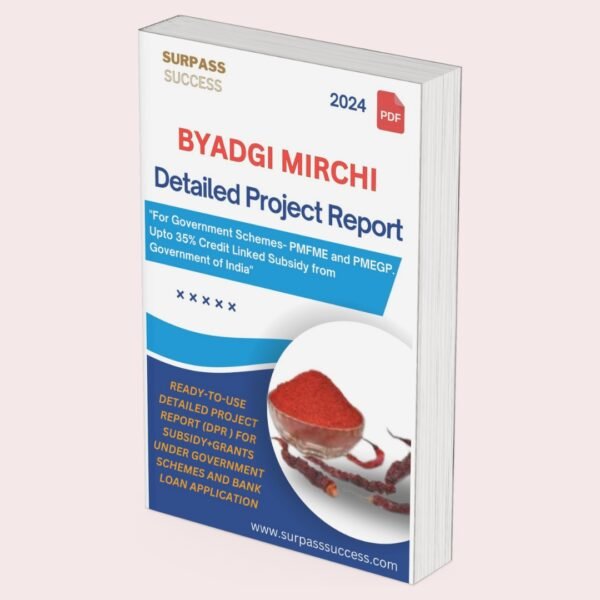 Byadgi Mirchi Detailed Project Report (DPR)